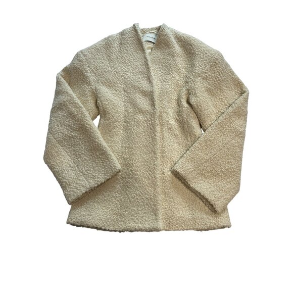 Entire Studios Mini Cloak in Cream